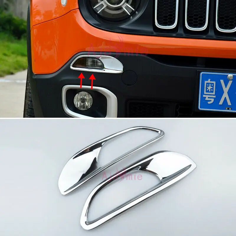 For Jeep Renegade 2016-2017 Daylight Cover Lamp Frame Car Styling Accessories