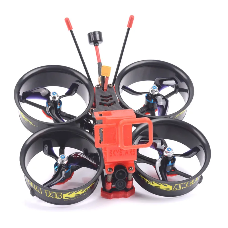 Skystars Angela145 4K 145 мм F4 OSD 3-4S 3 дюйма WOOP FPV гоночный Мультикоптер мультиротор Дрон PNP BNF w/Runcam гибридная 4K камера