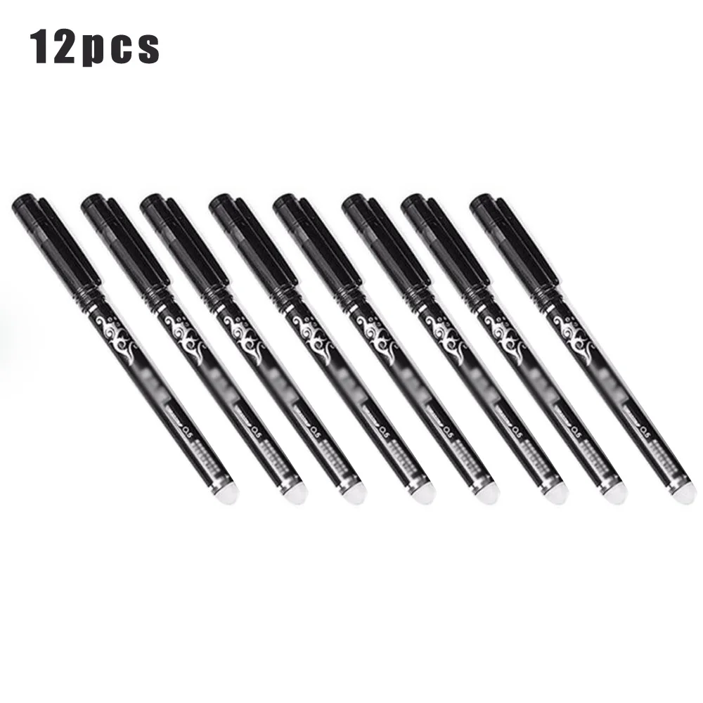 Стираемые черные гелевые чернильные ручки для школьников Детские канцелярские