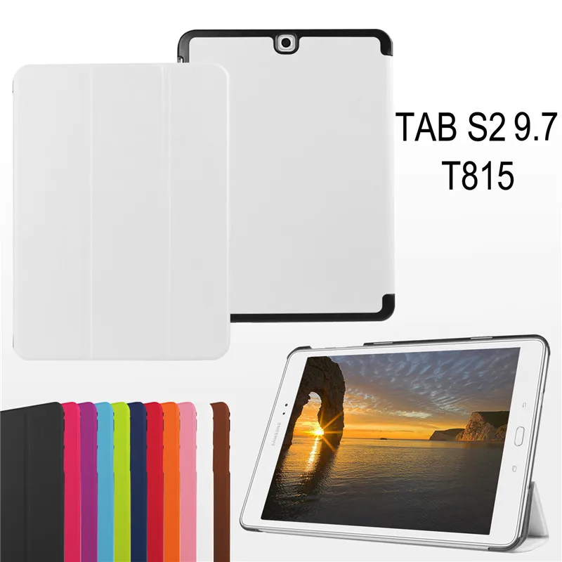 Из искусственной кожи чехол для Samsung Galaxy Tab S2 9,7 T810 T813 T815 T819 9," дюймовый планшетный ПК чехол для Samsung Galaxy Tab S2 9,7 чехол