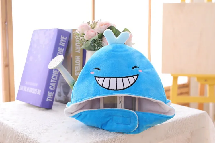 Южная Корея девушка сердце мультфильм синий кит головная повязка шляпа забавная Meng селфи реквизит съемки головная повязка
