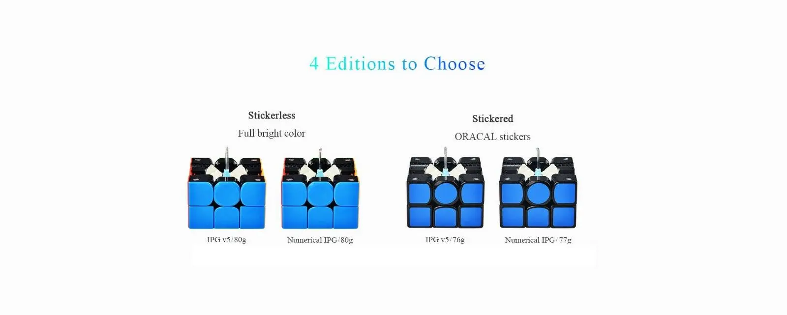 GAN356X IPG V5 Sitckerless 3x3x3 магический кубический переключатель конкурсный скрученный пазл игрушки 1 шт. Магнитный 3x3 скоростной Магнитный куб