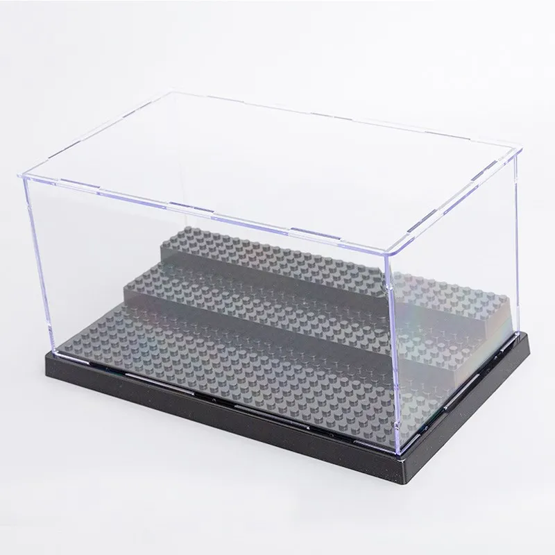 

2019 Display Case Box Compatible Acrylic Plastic Action figures legoinglys Dustproof display box loz Building Blocks bricks Toys