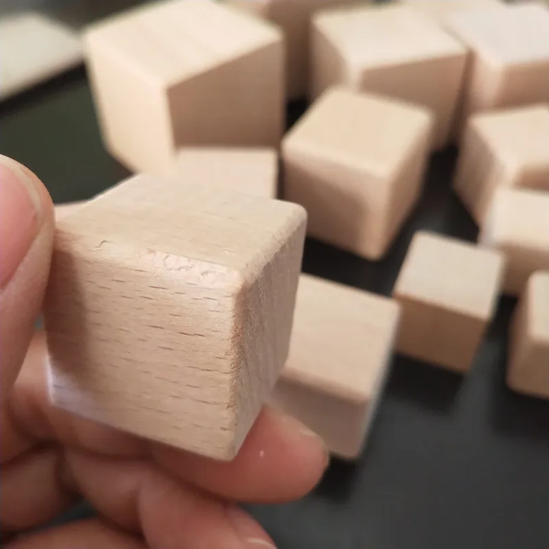 

Wooden Cubes Unfinished Blank Square Wood Birch Blocks, for Painting and Decorating, Puzzle Making, Crafting and DIY Projects