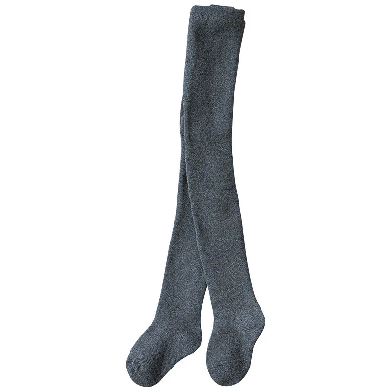 0-10Y Children's Warm Tights Thicken Cotton Baby Tights Solid Color Girls Stockings Kids Pantyhose Newborn Winter Terry Socks