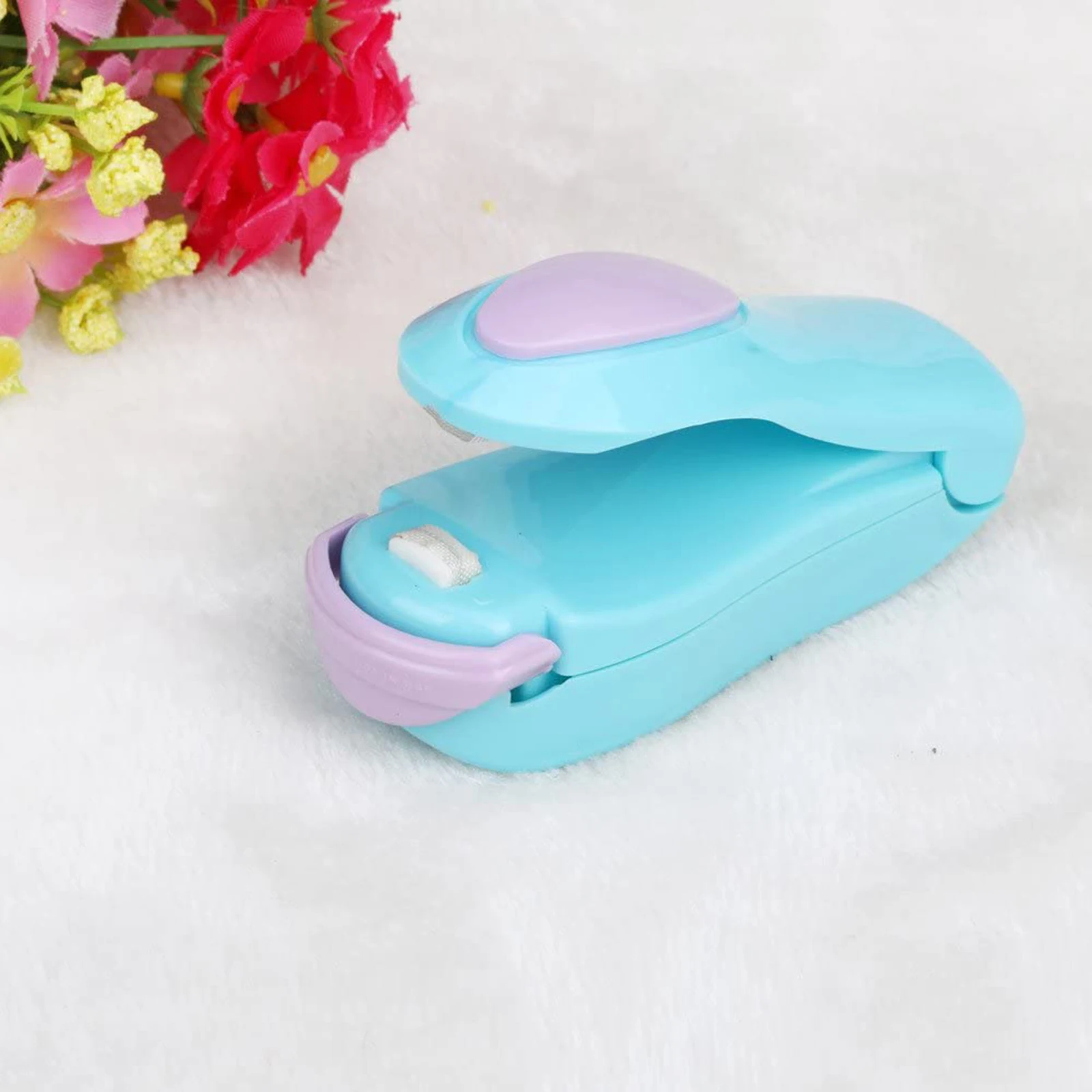 

Mini Electric Food Sealing Clips Machine Slip Cover Capper Snack Packing Bag Heat Sealer Tool Kit