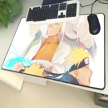

XGZ Cartoon Temptation Large Size Mouse Mat Black Lock Side Naruto Junior Growth History Laptop PC Mat Rubber Universal Non-slip