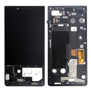 

For BlackBerry Key2 LCD Display Touch Screen Digitizer Assembly With Frame Black Silver LCD Screen For Blackberry Key 2 Key Two