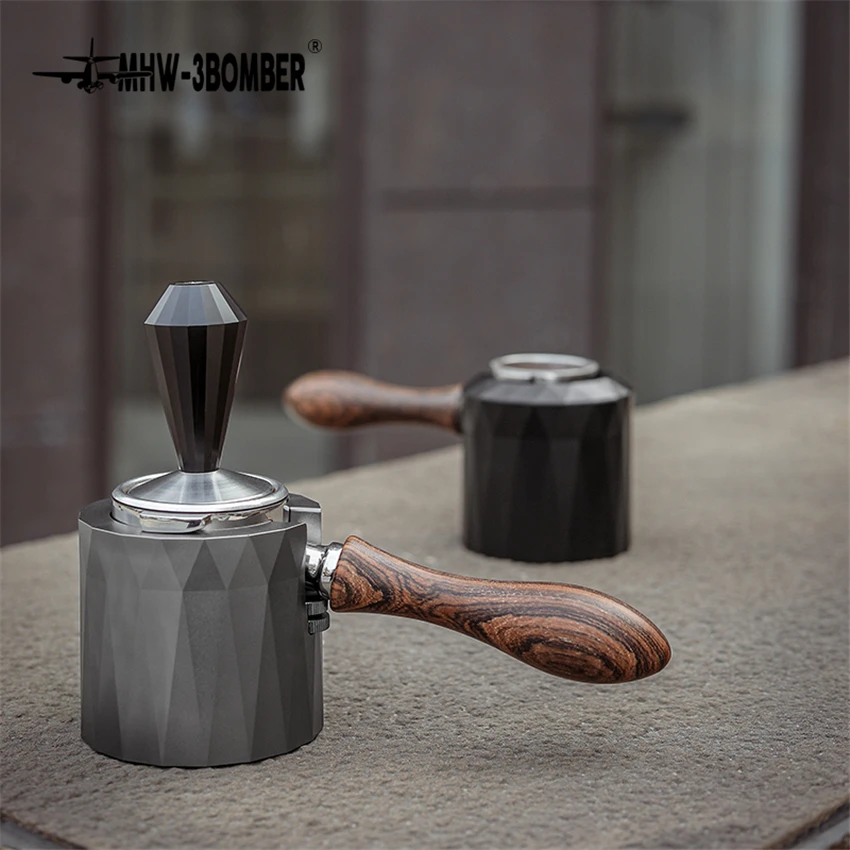 Coffee Filter Handle Holder Aluminum Alloy Espresso Mat Stand Coffee Tamper  Base Rack Coffee Accessories Barista