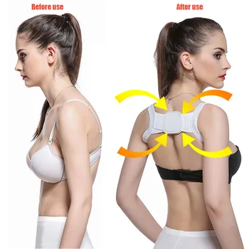 

Adjustable Therapy Posture Corrector Shoulder Support Back Brace Posture Correction Back Support Shoulder Belt Massager Tool d3