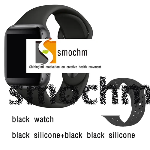 Smochm IWO 12 44 мм 40mm1: 1 Carnaval Bluetooth умные часы серии 5 IWO 8 Plus IWO 9 спортивные умные часы для Apple iPhone Android - Цвет: black nk black black