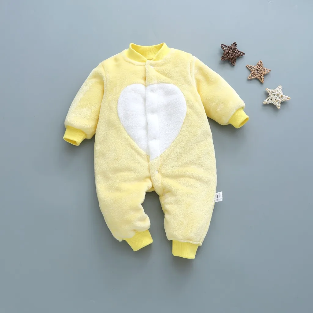 Повседневный комбинезон с длинными рукавами для новорожденных мальчиков и девочек, хлопковые комбинезоны детские одежда на осень и зиму