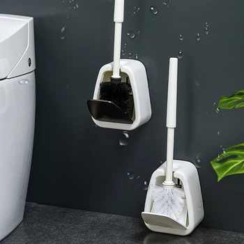 

Wall-mounted Toilet Brush Household Cleaning Product for Bathroom Long Handle Cleaning Brush Bathroom Accessories Set