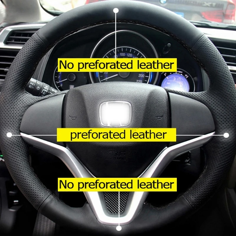 WCaRFun-Black-Artificial-Leather-Car-steering-Wheel-Cover-for-Honda-New-Fit-City-Jazz-2014-2015 (1)