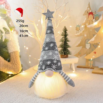 

Warm light Doll Ornaments Rudolph doll Kids Gift Christmas Living room