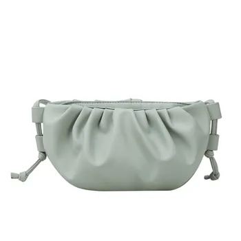 

Pu Dumpling Solid Leather Crossbody Bags For Women Luxury Female Shoulder Crossbody Bag Designer Handbags Ladies Hand bag