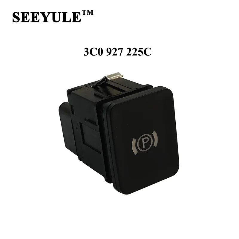 

1pc SEEYULE 3C0 927 225C Car Electrical Park Brake Switch EPB Switch Hand Brake Button for VW Passat 3C2 Passat CC Variant