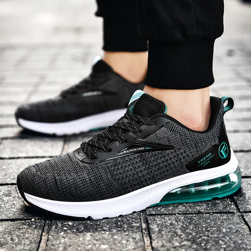 

Professional Running Shoes Men Shock-absorbing Sport Shoes Breathable Marathon Sneakers Men Air Cushion Athletic Training Shoes