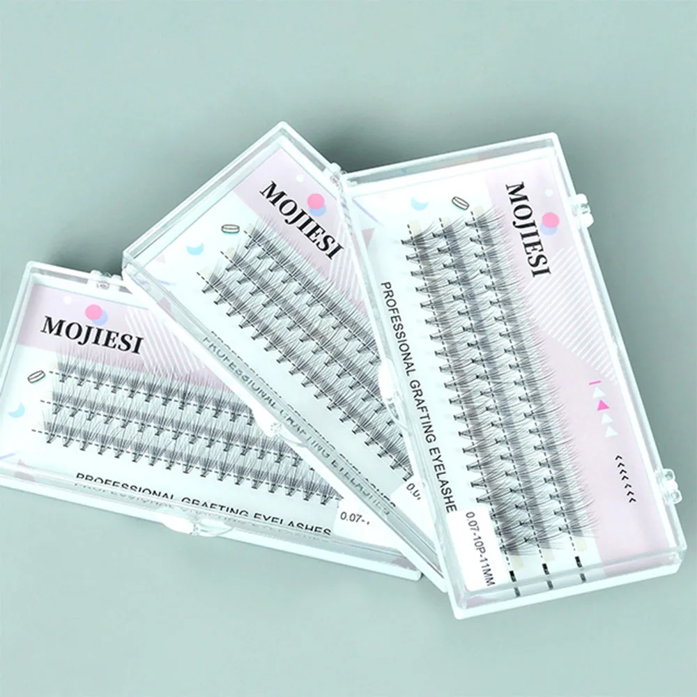 

MJS 10D Eyelash Grafting Single Eyelash Makeup Tool Mink Eyelashes Tray Premade Eyelash Fans Prefabricated Eyelash
