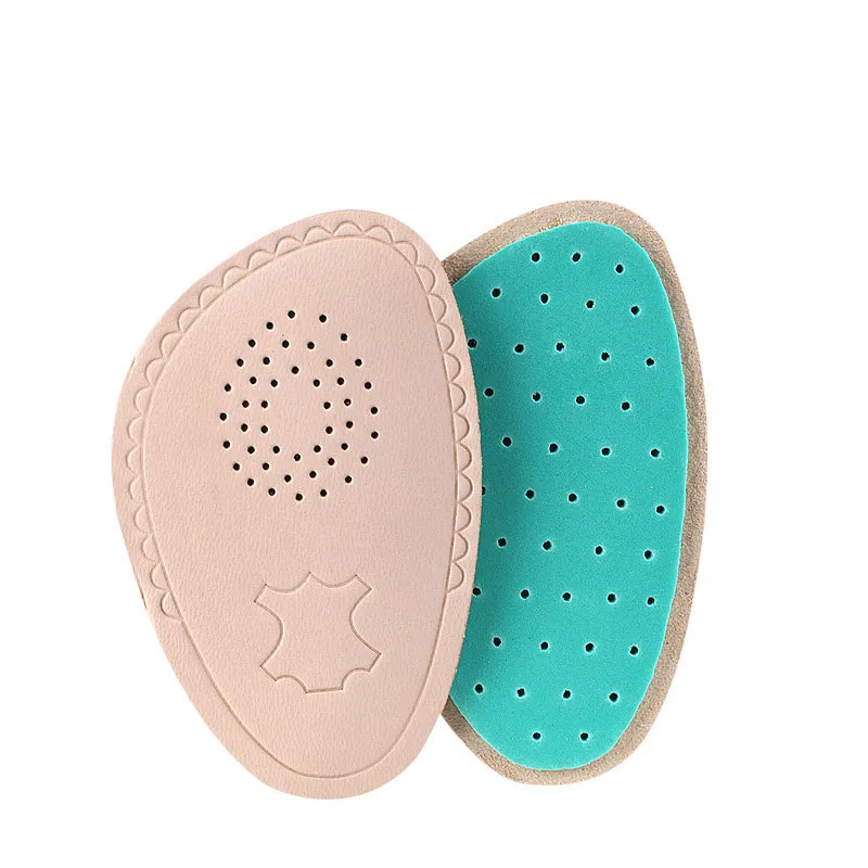 Premium Leather Forefoot Insert Shoe Pads for Women High Heels Sandals Non-Slip Adjust Size Half Insoles foe Shoes Foot Pad shoe insoles forefoot pads forefoot cushion