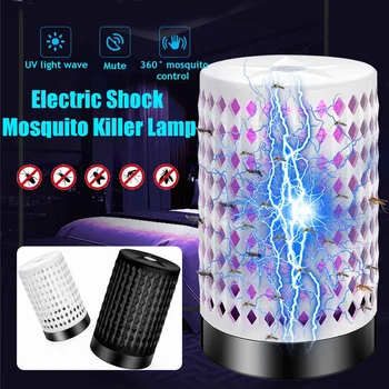 

110V/ 220V Portable Electric LED Mosquito Insect Killer Lamp Fly Bug Repellent Anti Mosquito UV Night Light 1.5m Cord length