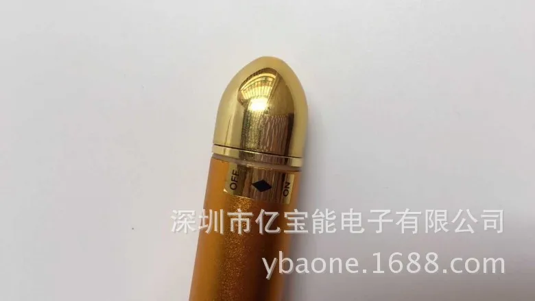 Золотой стержень 24K золотой массажер для лица T-shape электрическая массажная палочка массажер для лица Индуктивный терапевтический инструмент производители