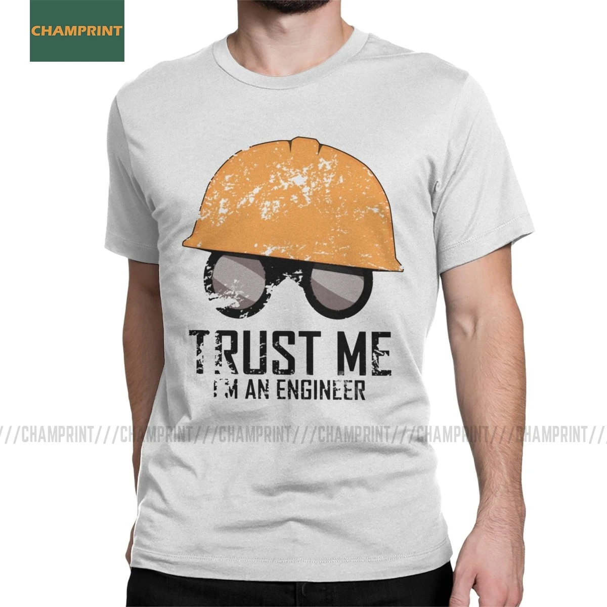 Мужская футболка Team Fortress 2 Trust Me I'm An Engineer Винтаж натуральный хлопок футболки с