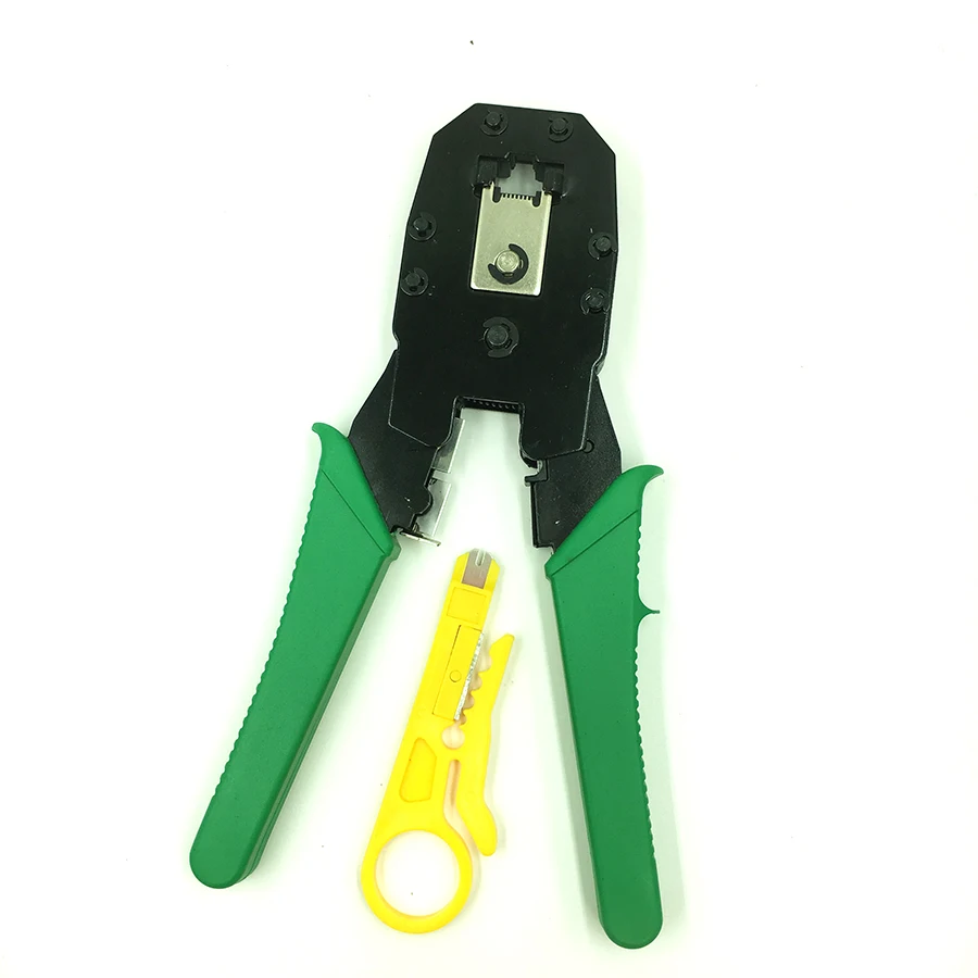 Stripping Crimping Pliers Network Cable Clamp Pliers + Professional Network Cable Tester RJ45 RJ11 RJ12 CAT5 UTP LAN Tester wire stripper stripping pliers crimping tool crimping tools wire stripping pliers crimping pliers wire pliers universal pliers hand tools multifunctional tools