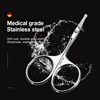 MR.GREEN Facial Hair Scissors Rounded Professional Stainless Steel Mustache Nose Hair Beard Eyebrows Eyelashes Trimming Clippers 5