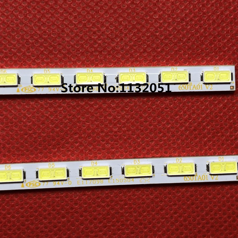 2 шт./лот Vi zio 650TA01/650TA02 светодиодные ленты/полоски подсветки 650TA01 V2 650TA02 | Лампы и