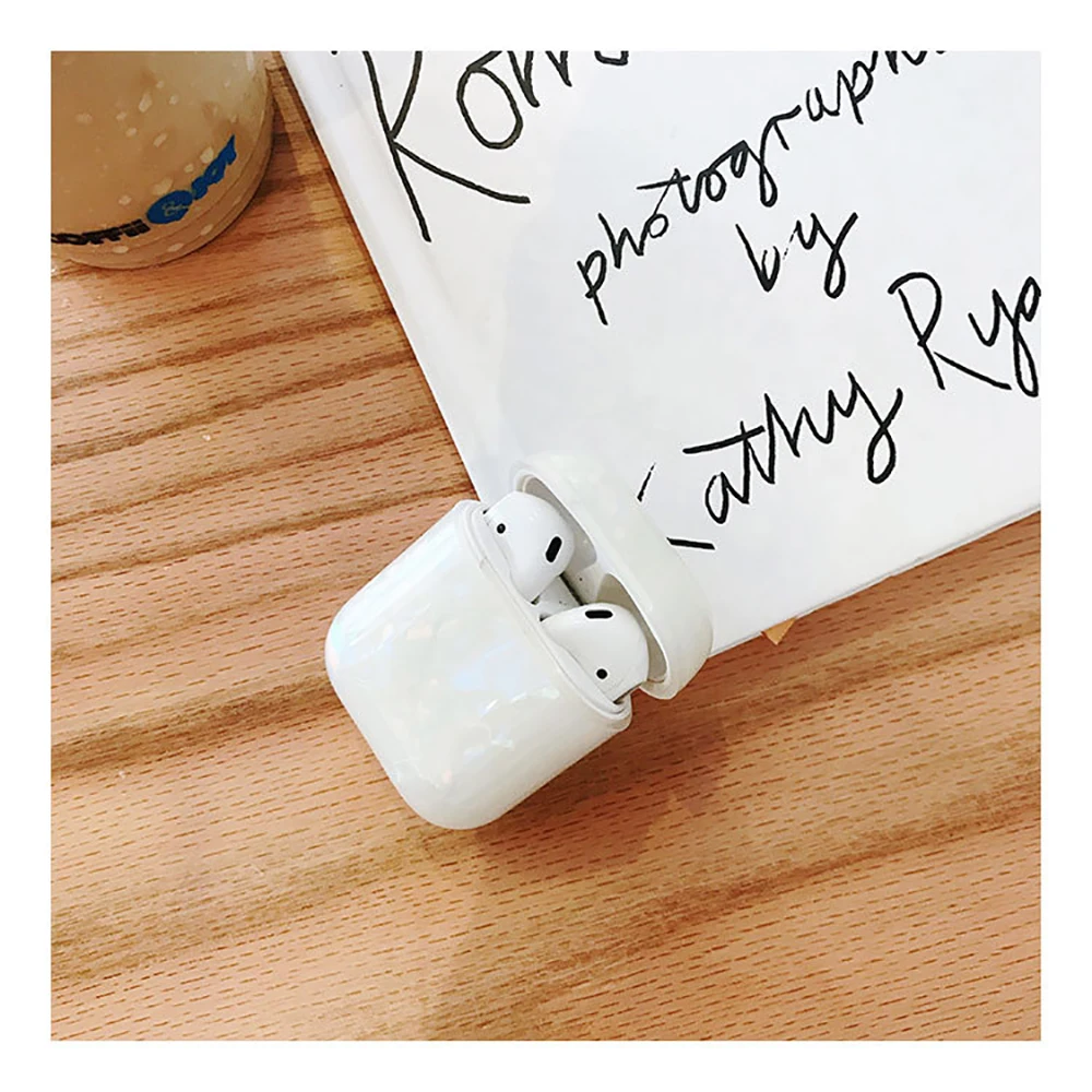 Для Apple AirPod 2 Чехол блеск наушники роскошный мягкий прозрачный чехол из ТПУ для