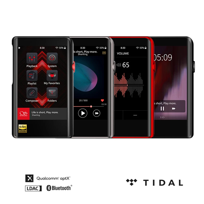 Автомобильный MP3 плеер SHANLING M2x без потерь Bluetooth сбалансированный выход