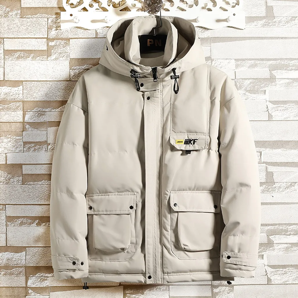 Mens Autumn Winter Hoodie Camouflage Warm Jacket Packable Light Top Quality Coat casaco masculino inverno casacos jaqueta mascul
