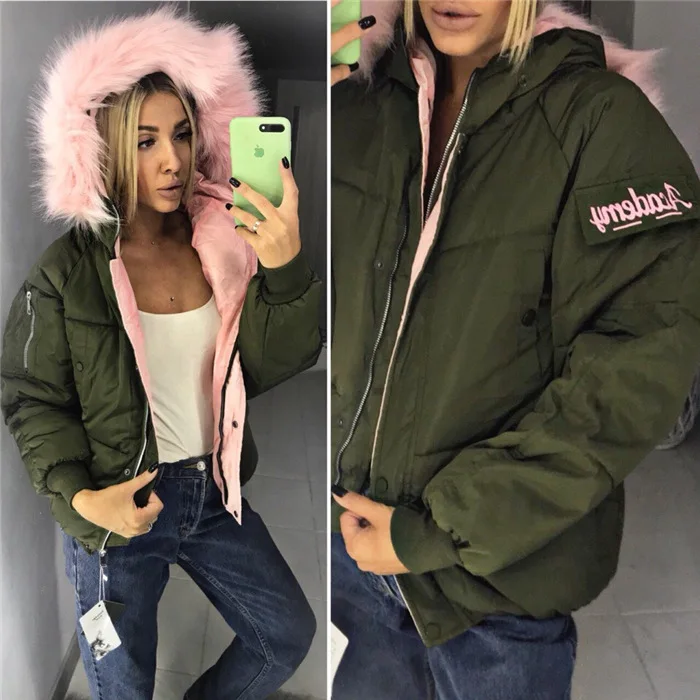 

2019 Spring New Style Large Fur Collar Jacket Cotton Coat AliExpress EBay