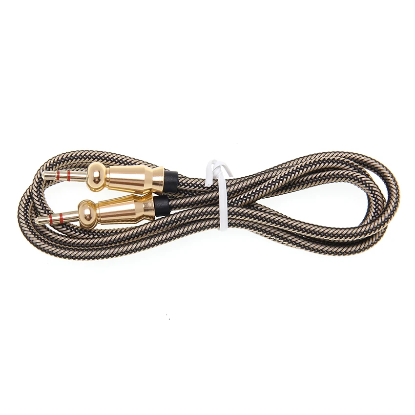 1M Stereo Audio Cable 3 5mm Male to Male Aux Cord Gold Plug Auxiliary Cables for Car Headphone PC Speaker MP3