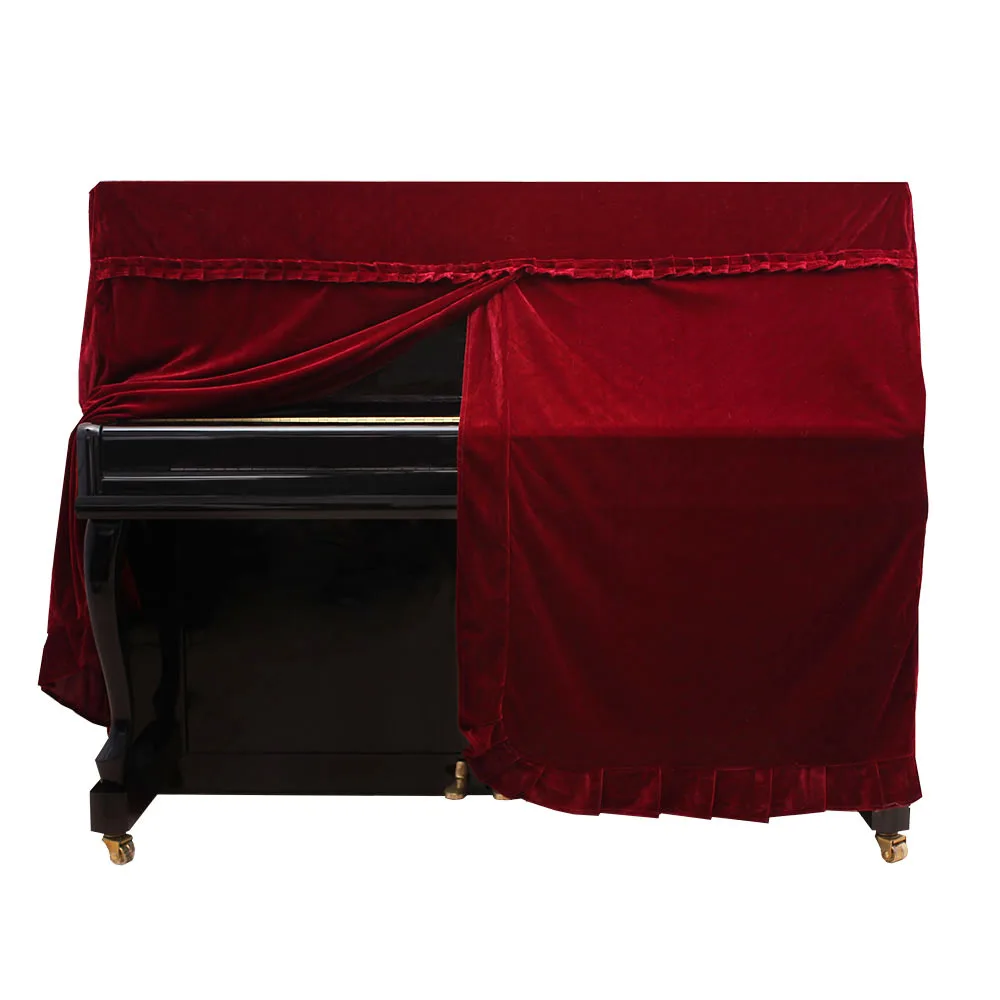 completa cobre metade instrumentos estilo aberto acessório decoração piano protetor