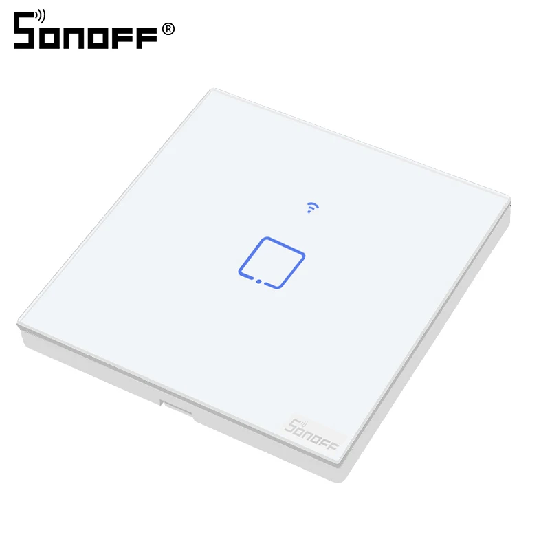 Itead SONOFF T2 сенсорный Панель Smart WiFi переключатель RF 433 МГц RF пульт Управление для Alexa Google Home 1/2/3 Великобритании ЕС Интеллектуальный переключатель Wi-Fi