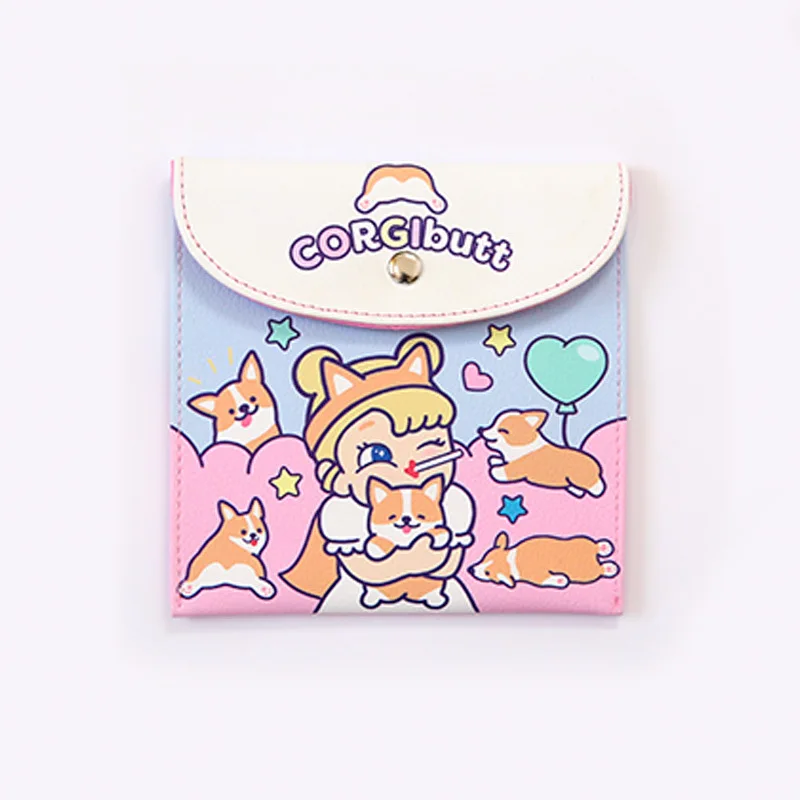 

Bentoy Make Up Bag Milkjoy Girls Sanitary Bag Unicorns Rabbit Cartoon Pattern Cute Kawaii Cosmetic Bags