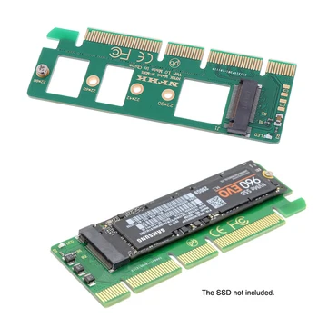 

1PC NVMe M.2 NGFF SSD To PCI-E PCI Express 3.0 16x X4 Adapter Riser Card Converter SSD Circuit Board Computer Connections