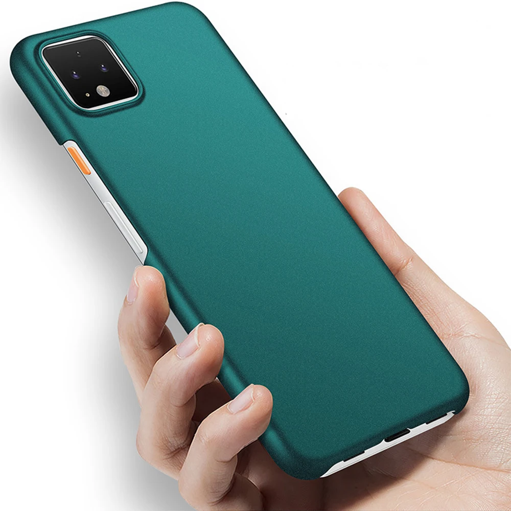 

Original Case For Google Pixel 4 XL Phone Case Luxury Matte Hard PC Cover On Pixel4 XL 4XL Protection Case Cover