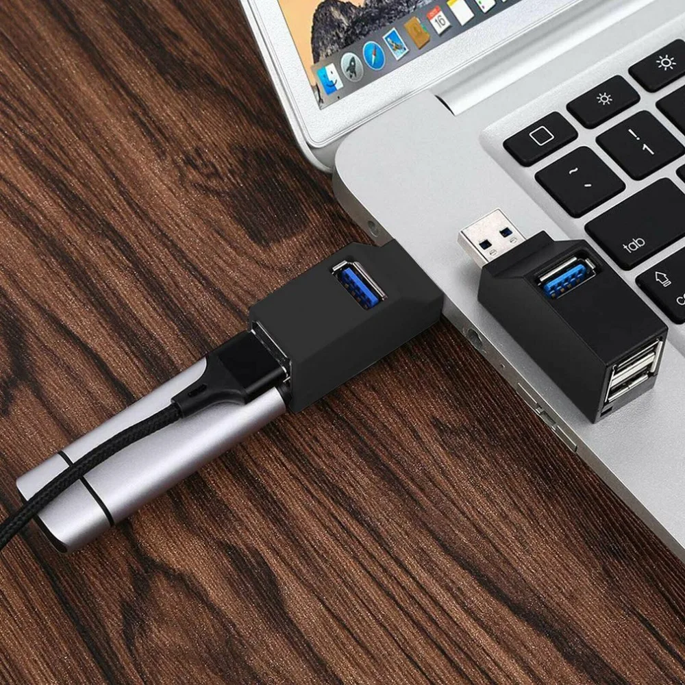2x3 порта мини USB 3,0 концентратор Высокоскоростной концентратор разветвитель коробка для компьютер, ноутбук, лептоп разветвитель коробка для компьютер, ноутбук, лептоп ультратонкий