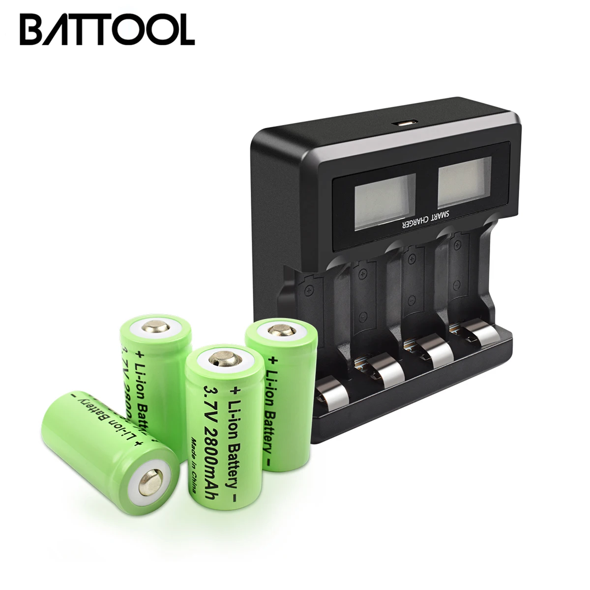 BATTOOL Перезаряжаемые lii-500 Lii-PD4 lii-PL4 Lii-S1 3,7 V 8pLi-ion Батарея Зарядное устройство 18650 2,8 мА/ч, 18500/26650/16340/14500/10440/186