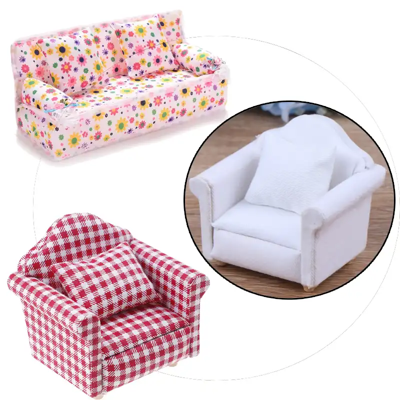 Toys & Games Furniture D DOLITY European Flowers Printed