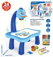 Projecteur Led pour enfants, Table de dessin artistique, tableau de peinture, bureau, apprentissage éducatif, outils de peinture