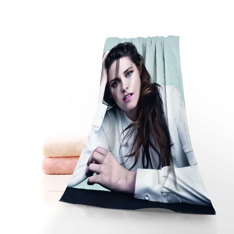 New Kristen Stewart Towel Printed Cotton Face/Bath Towels Microfiber Fabric For Kids Men Women Shower Towels 70X140cm