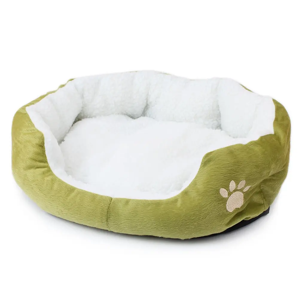 

S/L size Pet Dog Warming Bed Dog House Soft Material Nest Dog Baskets Fall and Winter Warm Kennel For Cat Puppy