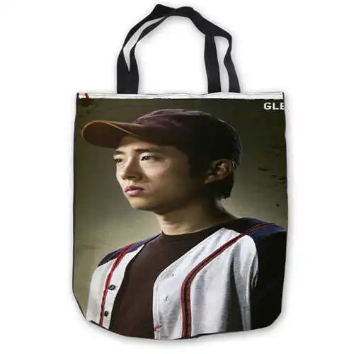 

Custom Canvas The-Walking-Dead (1) Tote Hand Bags Shopping Bag Casual Beach HandBags Foldable 180911-02-60