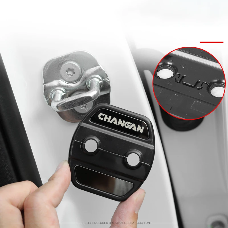 Lsrtw2017 для Changan Cs85 Автомобильный Дверной замок Пряжка планки салонные аксессуары молдинги