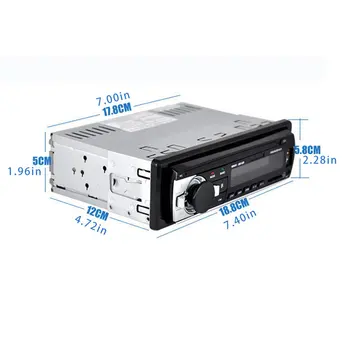 

Car Plastic Mp3 Player Car Card Machine U Disk Machine Car Audio And Video Phone Digital Fm Stereo Radio