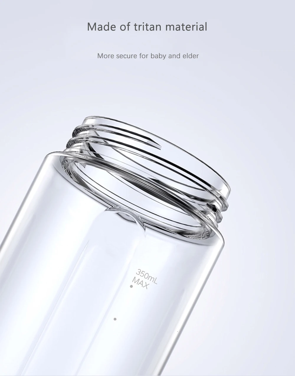Xiaomi Viomi, 350 мл, портативная электрическая соковыжималка, блендер, многофункциональная, беспроводная, мини USB, перезаряжаемая чашка для сока, резка, Миксер для путешествий